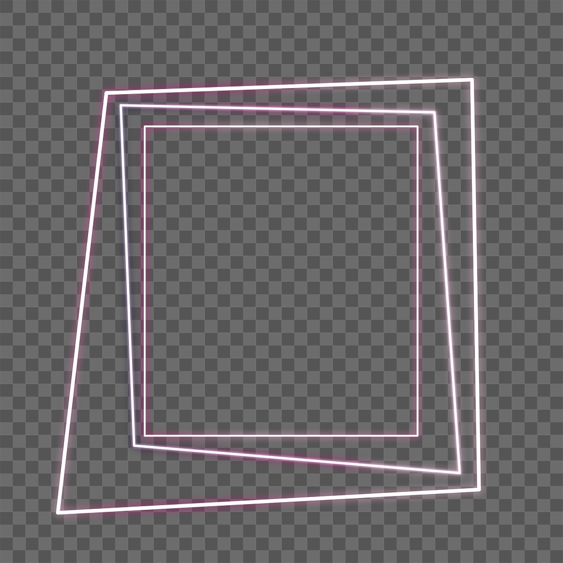 Glowing Pink Neon Frame Design Premium Png Rawpixel