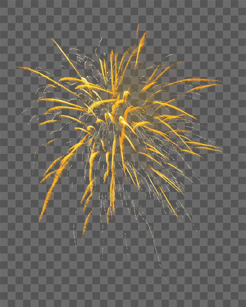 Gold Firework Png Sticker Transparent Free Png Rawpixel