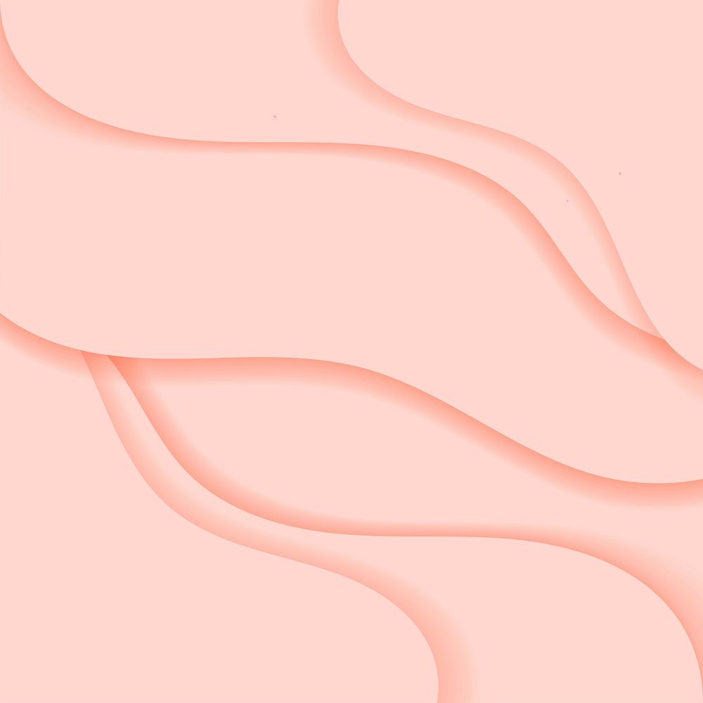 Abstract Peach Wavy Patterned Background Free Vector Rawpixel