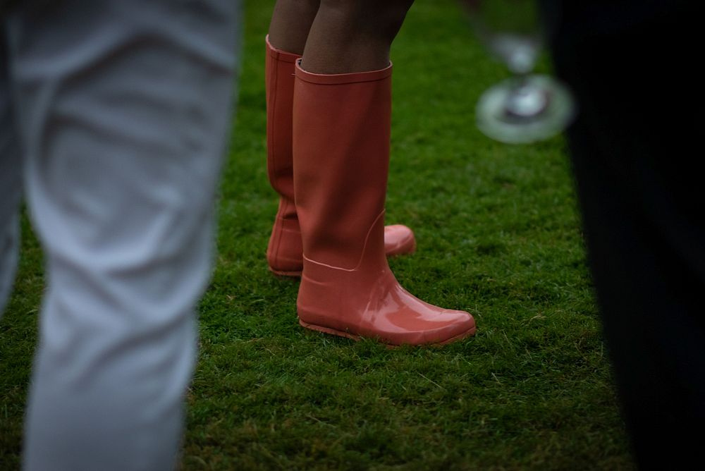 Orange Rubber Boots Free Photo Rawpixel