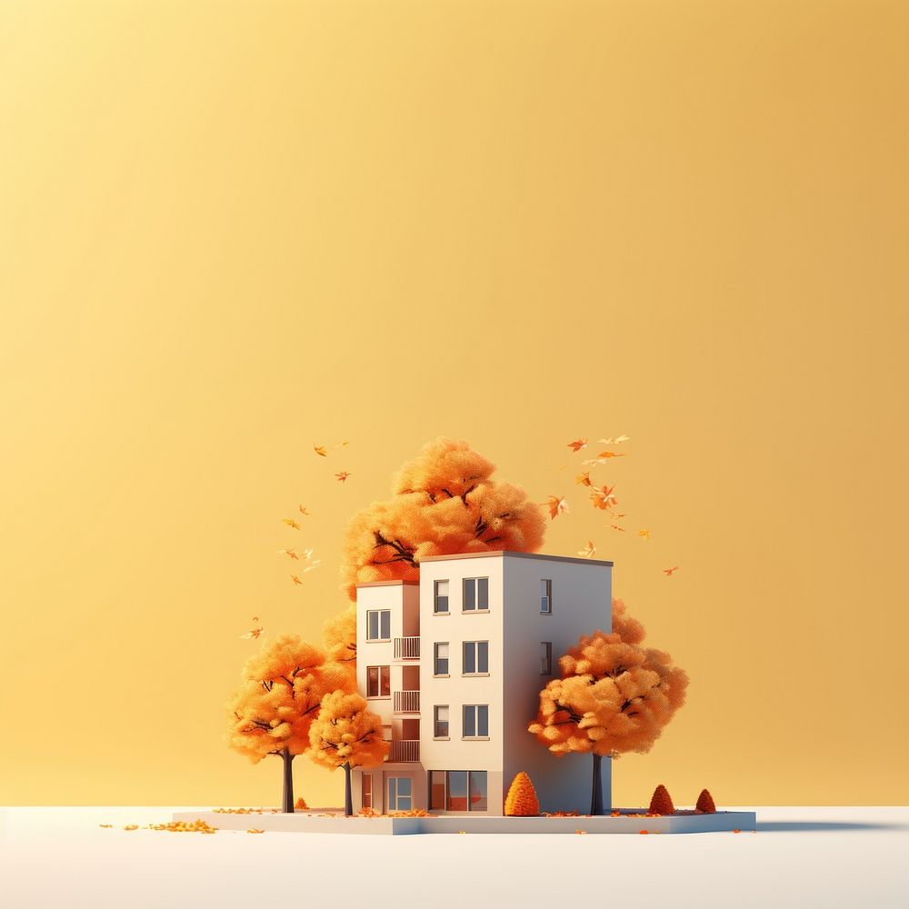 Autumn Plant Toy Architecture Ai Free Photo Illustration Rawpixel