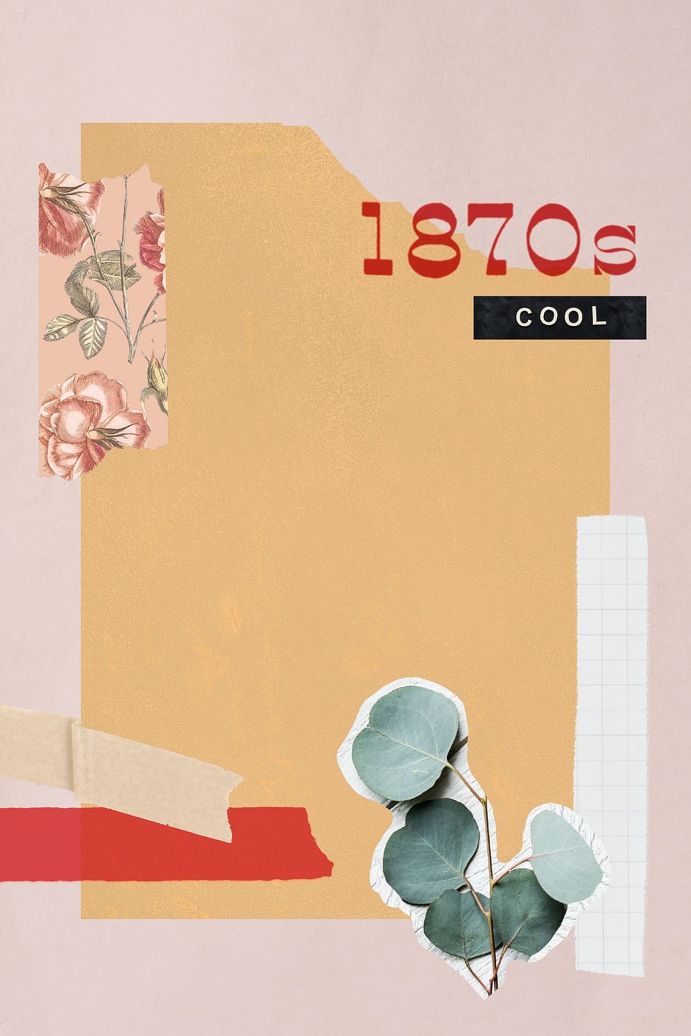 Vintage Pastel Collage Style Banner Premium PSD Rawpixel