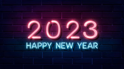 2023 Neon Desktop Wallpaper High Free Vector Rawpixel