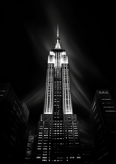 Empire State Building Architecture Landmark Free Photo Rawpixel