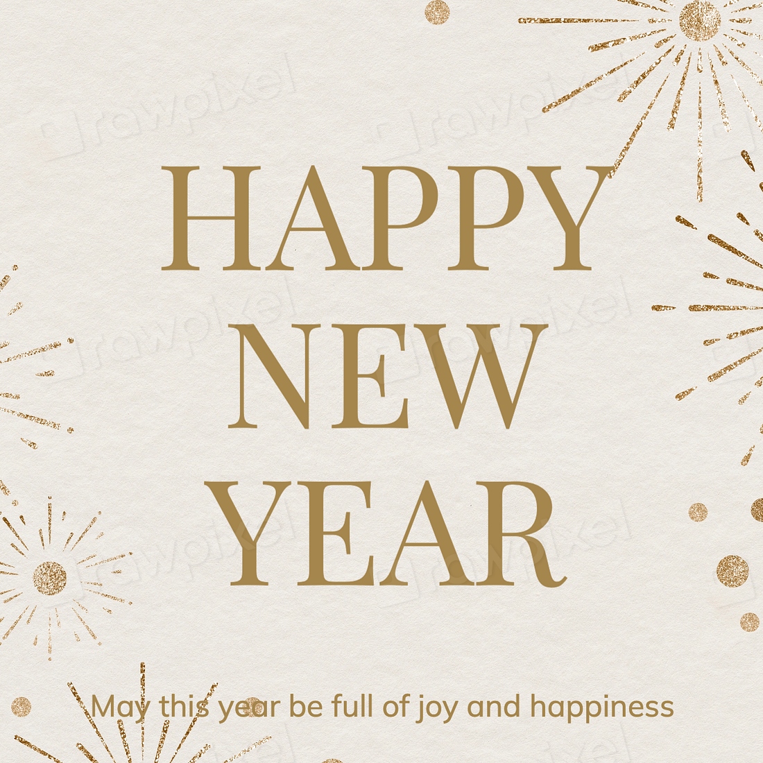 Happy New Year Instagram Post Premium Editable Template Rawpixel