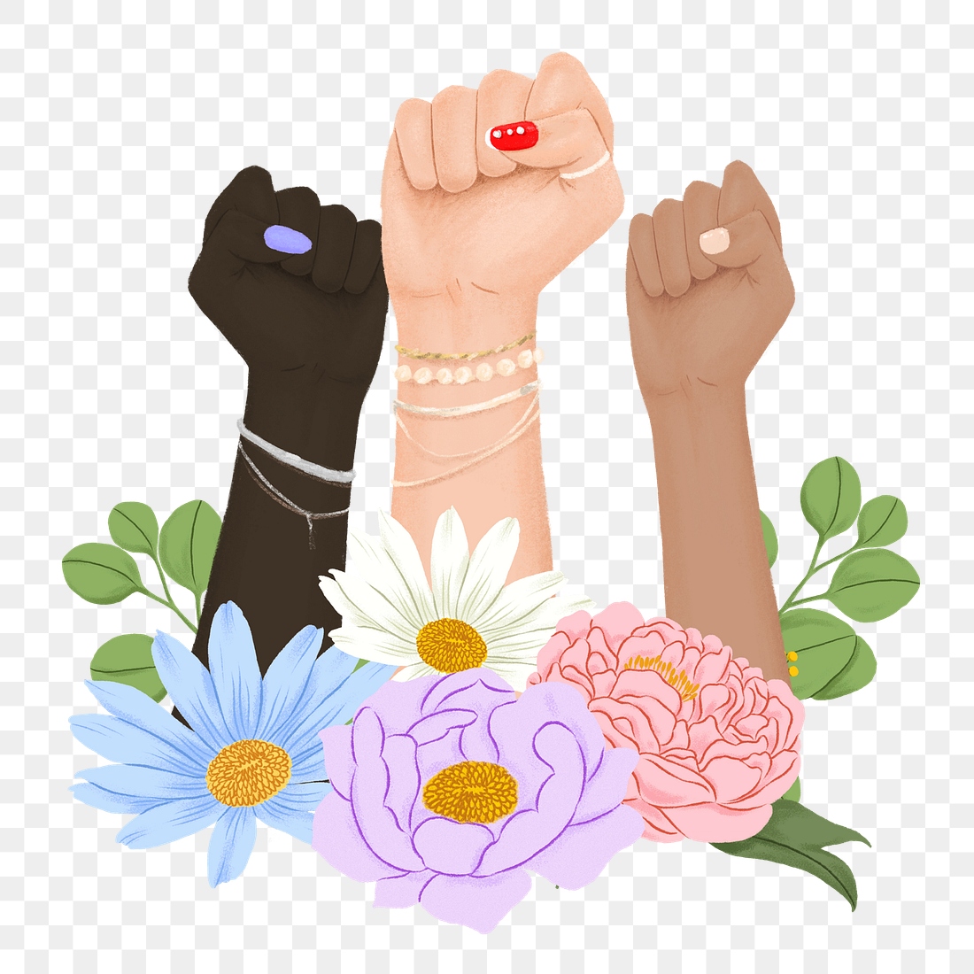 Women S Rights Png Diversity Illustration Premium Png Rawpixel