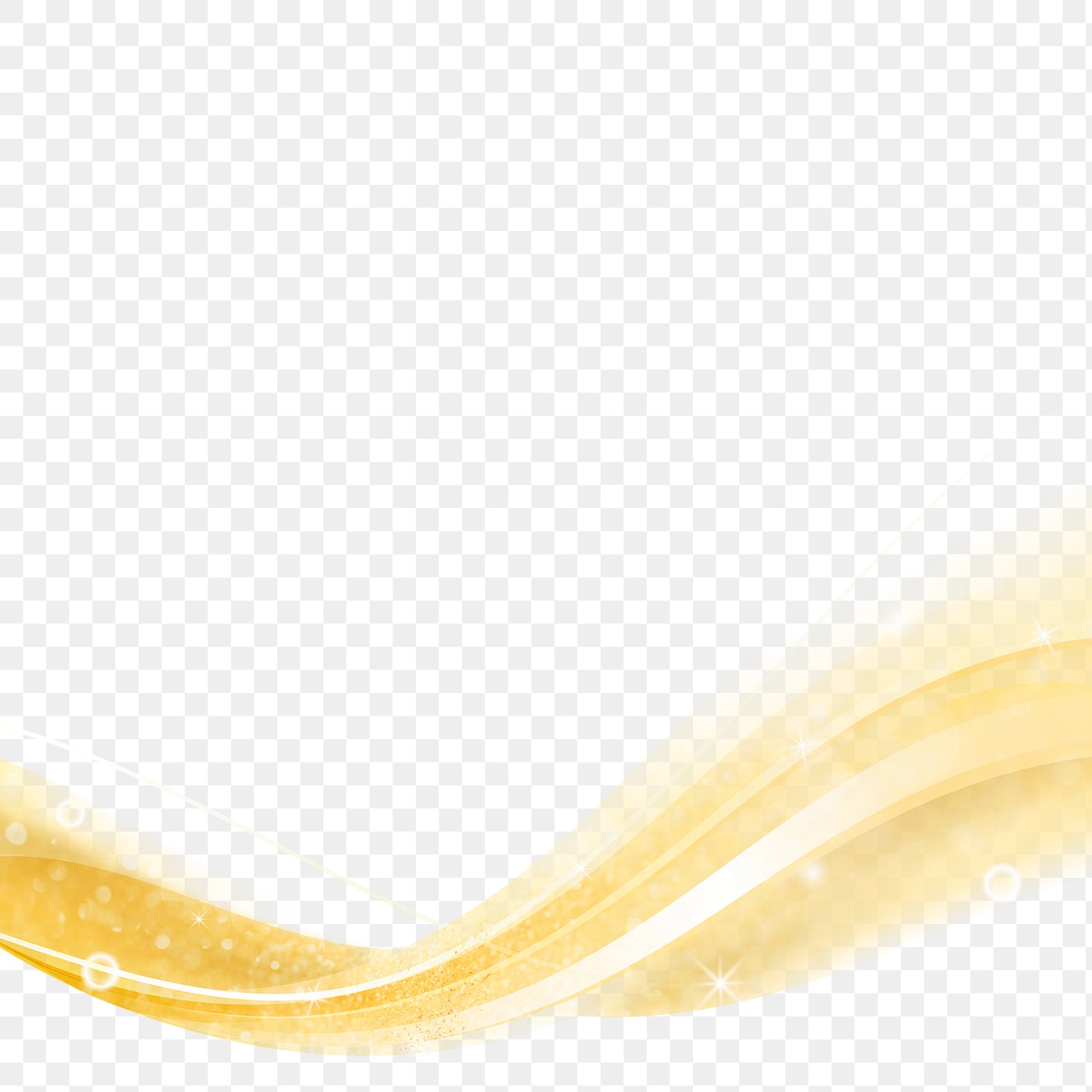 Gold Curve Frame Template Design Premium PNG Rawpixel