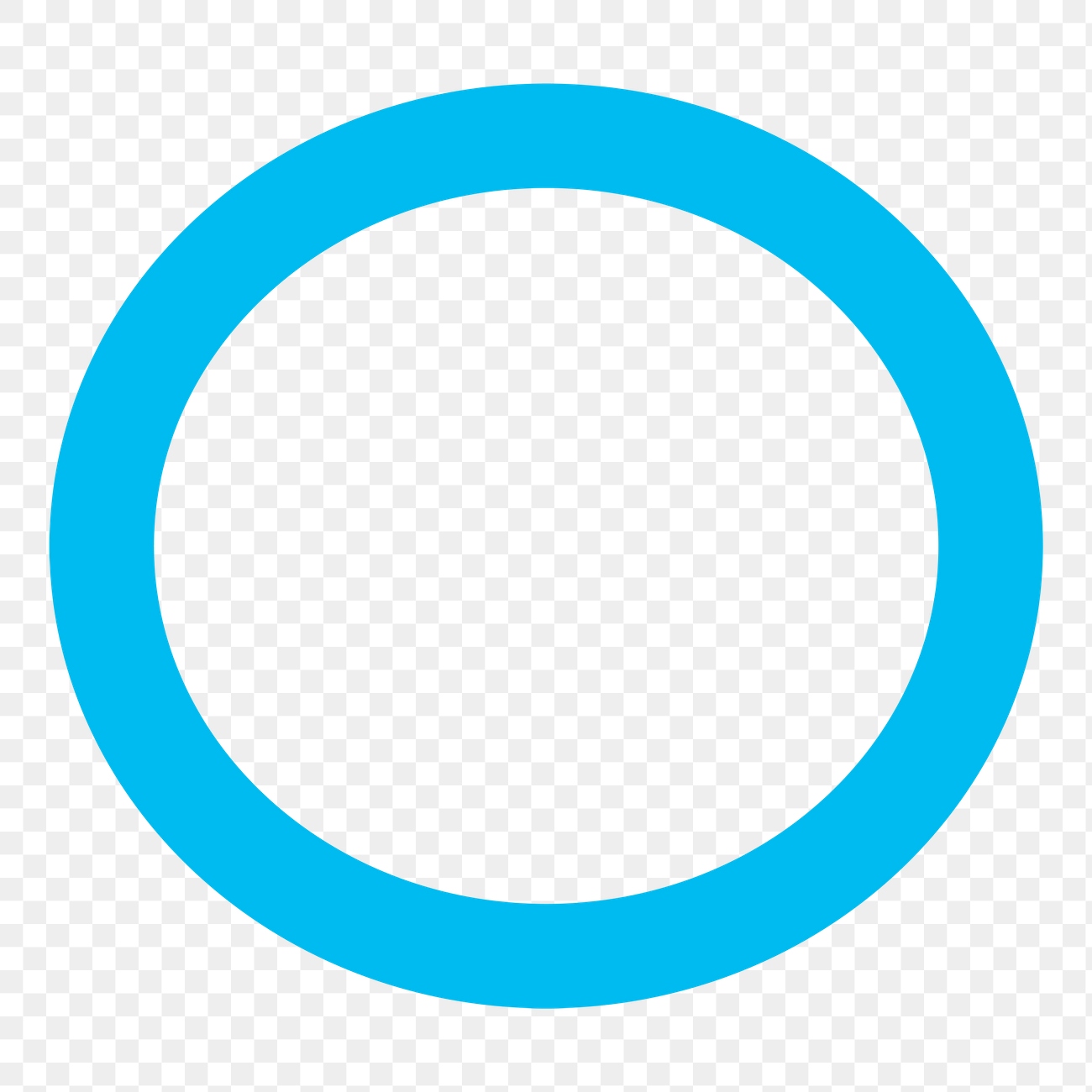 Blue Circle Frame Png Geometric Free PNG Sticker Rawpixel