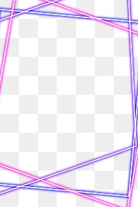 Purple And Pink Rectangle Neon Premium PNG Rawpixel