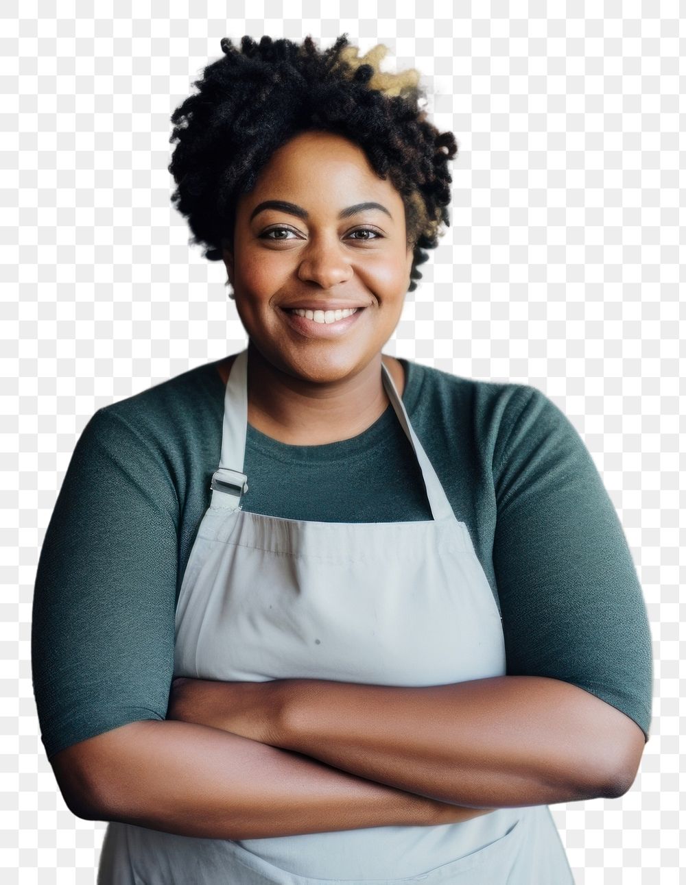 Png Chubby Black Female Chef Premium Png Rawpixel