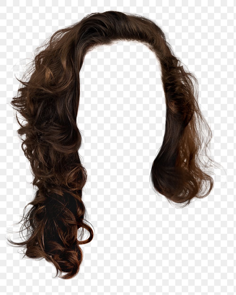 Curly Png Brown Hair Transparent Premium PNG Rawpixel