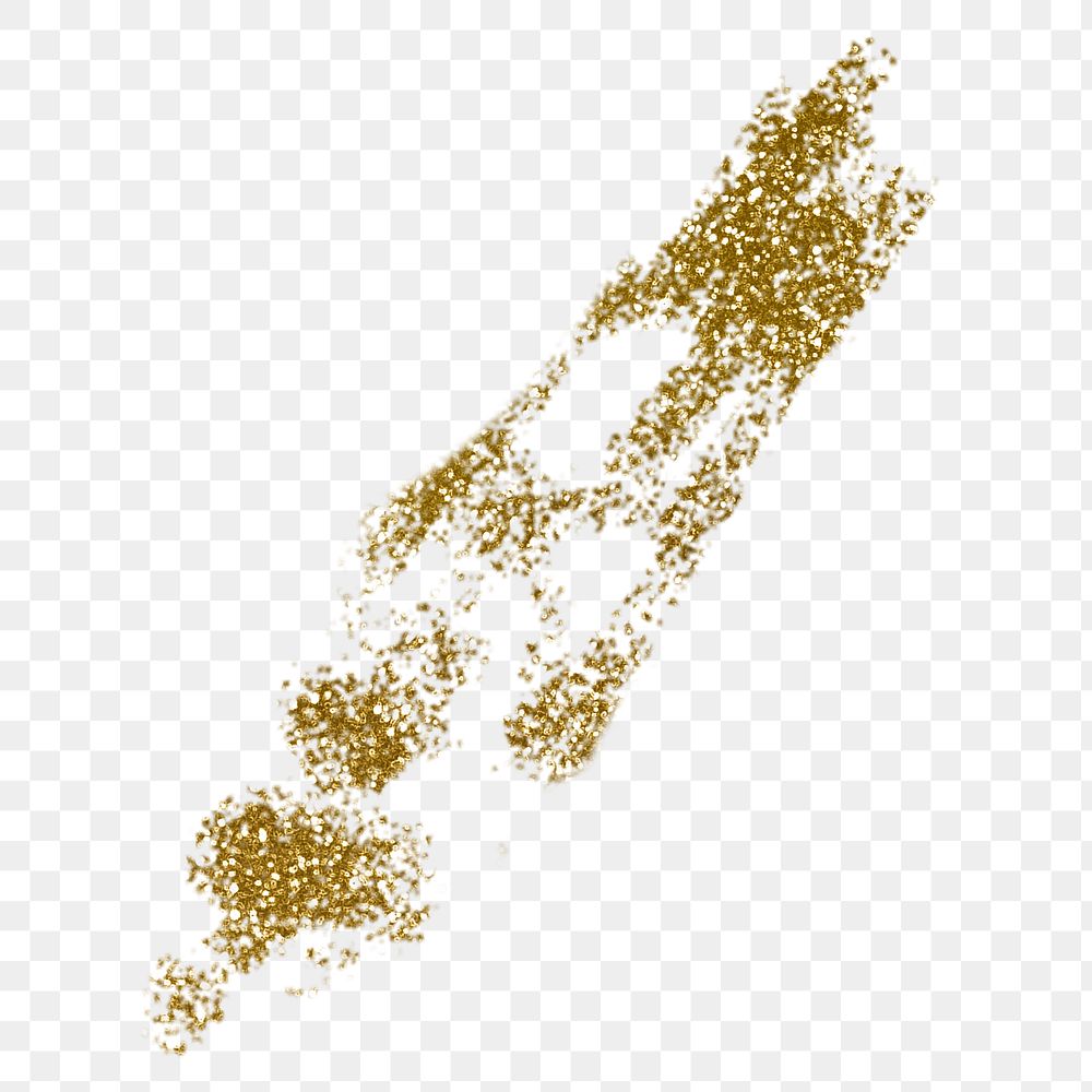 Gold Glitter Png Brush Stroke Premium PNG Rawpixel