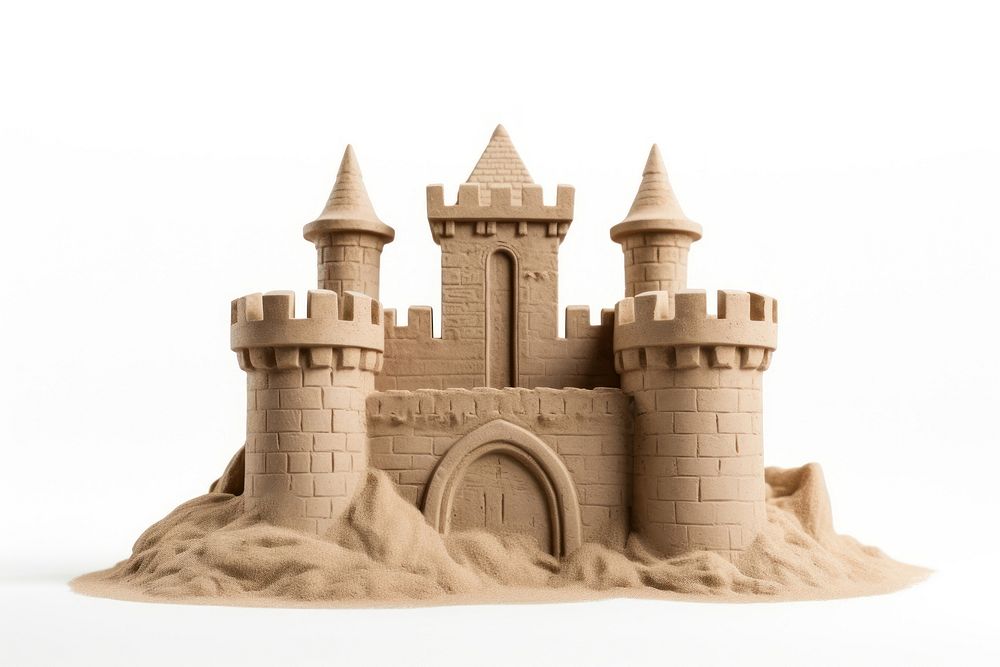 Intricate Sandcastle With Towers Free Photo Rawpixel