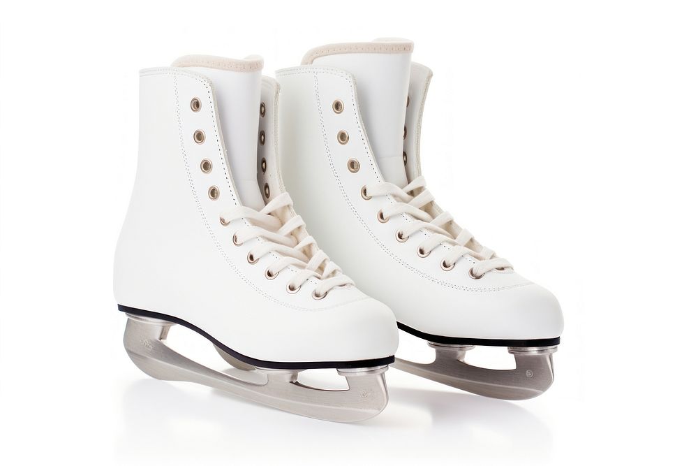 White Figure Skate Footwear Shoe Premium Photo Rawpixel