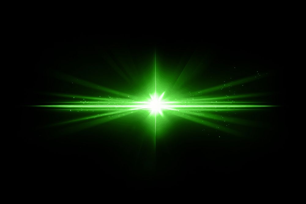 Green Sunburst Lens Flare Effect Free Photo Rawpixel