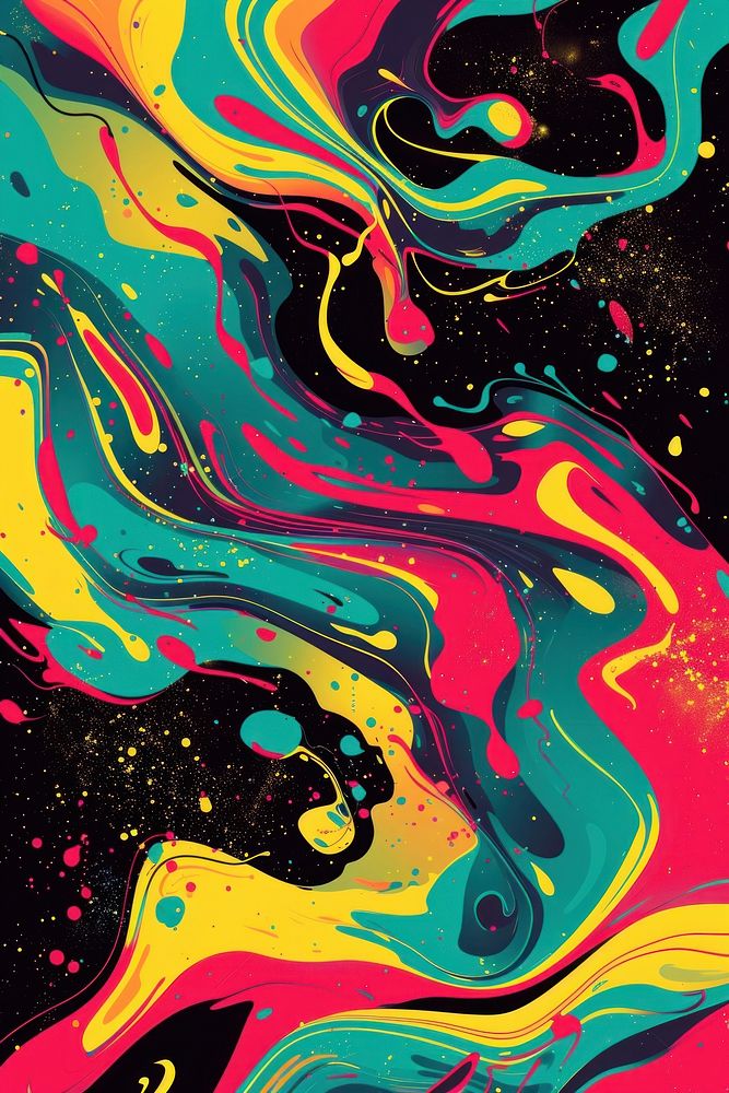 Splash Art Abstract Painting Free Photo Illustration Rawpixel