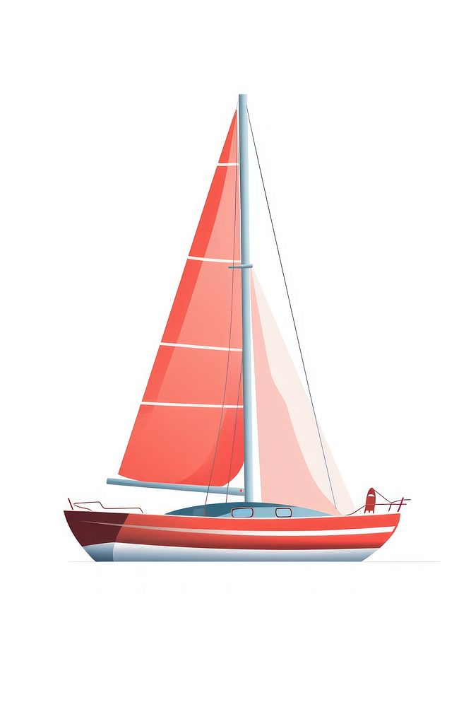 Sailboat Watercraft Vehicle Yacht Ai Free Photo Illustration Rawpixel