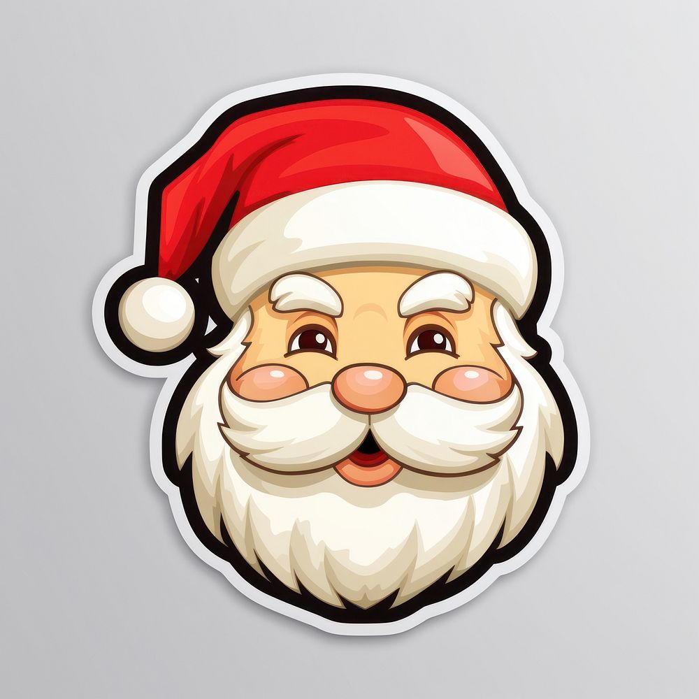 Santa Claus Head Representation Celebration Free Photo Illustration