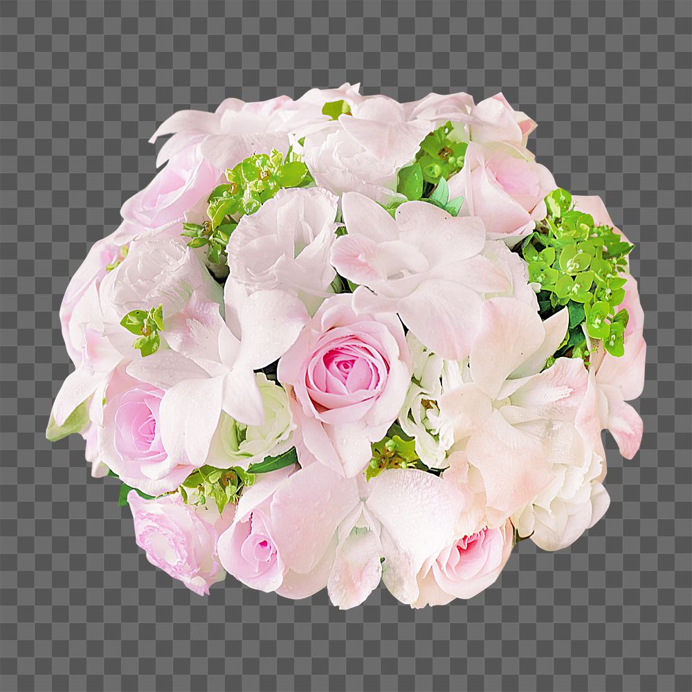 Pink Rose Bouquet Png Free Png Rawpixel