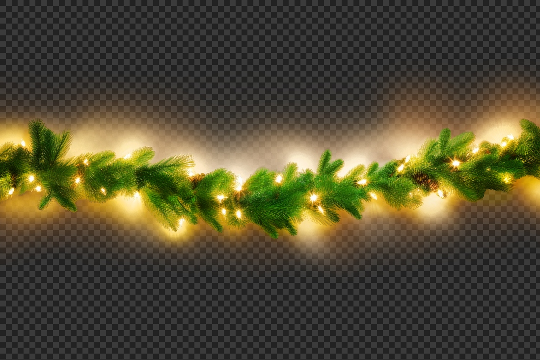 PNG Christmas pine garland christmas Free PNG rawpixel