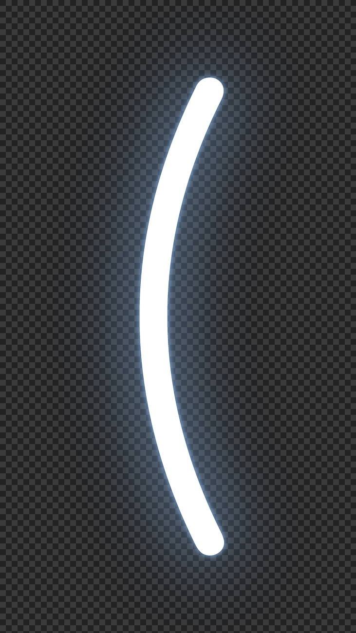 Parentheses sign png neon symbol, | Free PNG - rawpixel