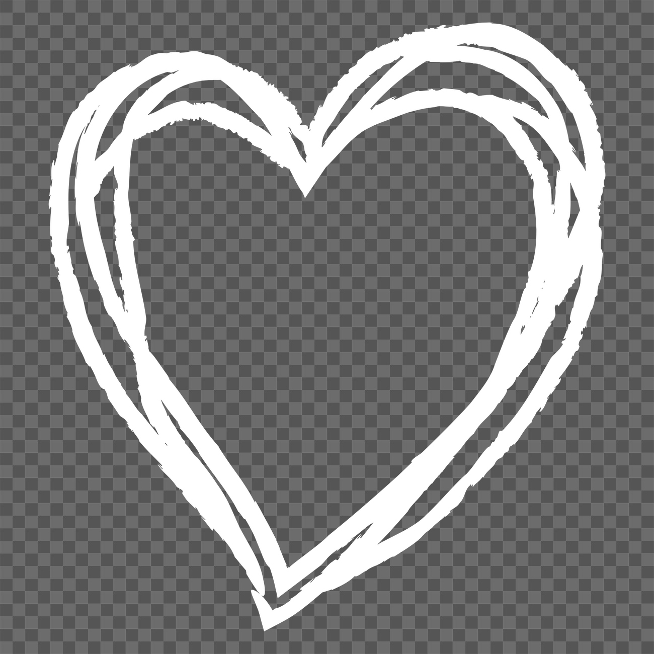 Png white heart design element | Premium PNG - rawpixel