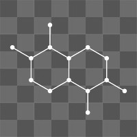 PNG connected hexagons, digital element, transparent background
