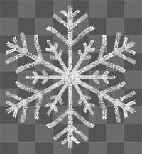 PNG Simple snowflake icon outdoors nature symbol.