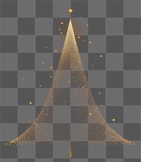 Gold light glitter effect christmas christmas tree astronomy.