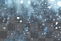 PNG Snow background texture falling.