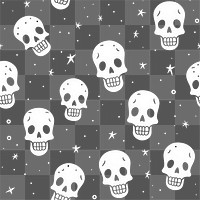 PNG Skull pattern backgrounds line. 