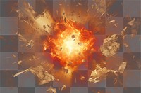 PNG Sci-fi explosion effect backdrop