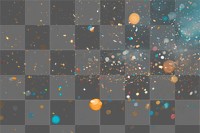 PNG Lighting confetti glitter backgrounds astronomy.