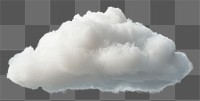 PNG A cloud background floating isolated.