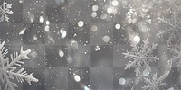 PNG White snowflakes pattern background bokeh chandelier.