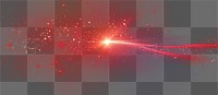 PNG A bright crimson starburst light background particles.