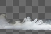 PNG Mystical white smoke on black