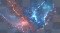 PNG Lightning bolts storm sky thunderstorm.