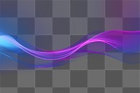 PNG  Purple and light blue neon wave background smoke backgrounds futuristic. 