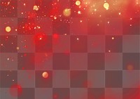 PNG Red background with bokeh lights abstract glowing effect.