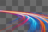 PNG Abstract curve hyperspeed light trails backgrounds outdoors lighting.