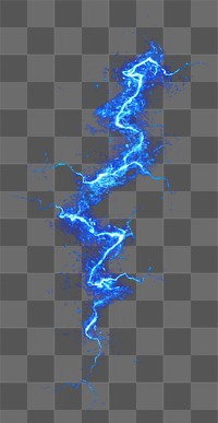 PNG Blue Lightning lightning blue lightning thunderstorm.