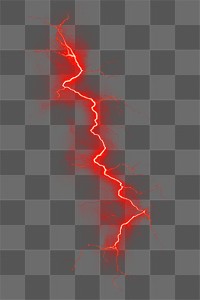 PNG Red Lightning lightning background storm.