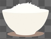 PNG  Illustration of a simple rice bowl food tableware pottery.