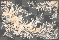 PNG  Louis pattern backgrounds white celebration. AI generated Image by rawpixel.