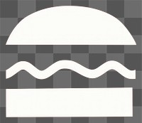 PNG  Burger icon logo hamburger trademark.