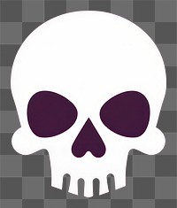 PNG  Cute skull icon purple astronomy outdoors.