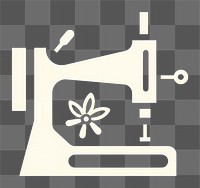 PNG  Sewing machine icon logo technology equipment.