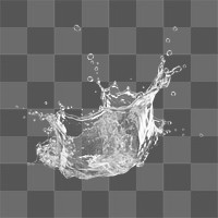 PNG Water splash black black background refreshment