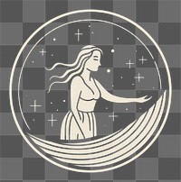 PNG Moon astrology icon representation illuminated creativity.